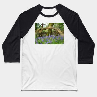 Bluebells under Deadwood Baseball T-Shirt